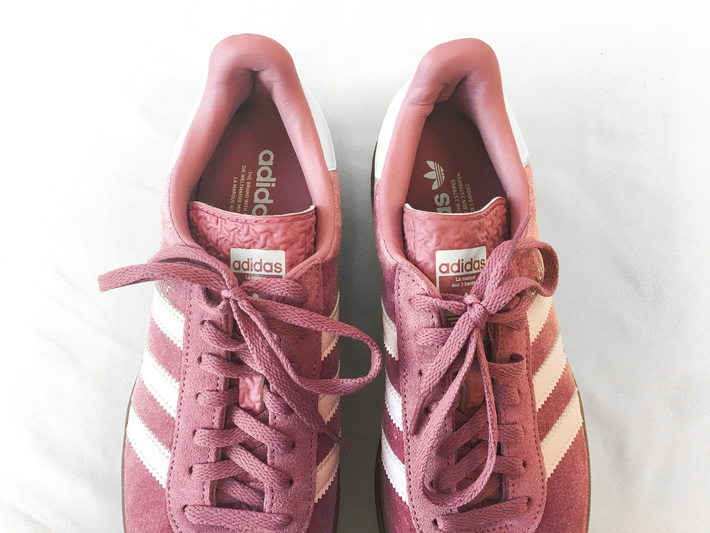 Adidas Gazelle Bold 'Preloved Crimson Velvet' Pink Platforms, Women's Sz 9