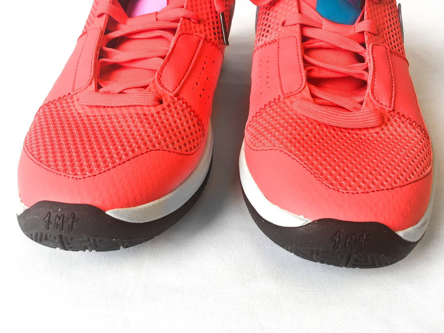 Nike Ja Morant Ja 1 'Ember Glow' Pink/Blue Sneakers, Sz. 8