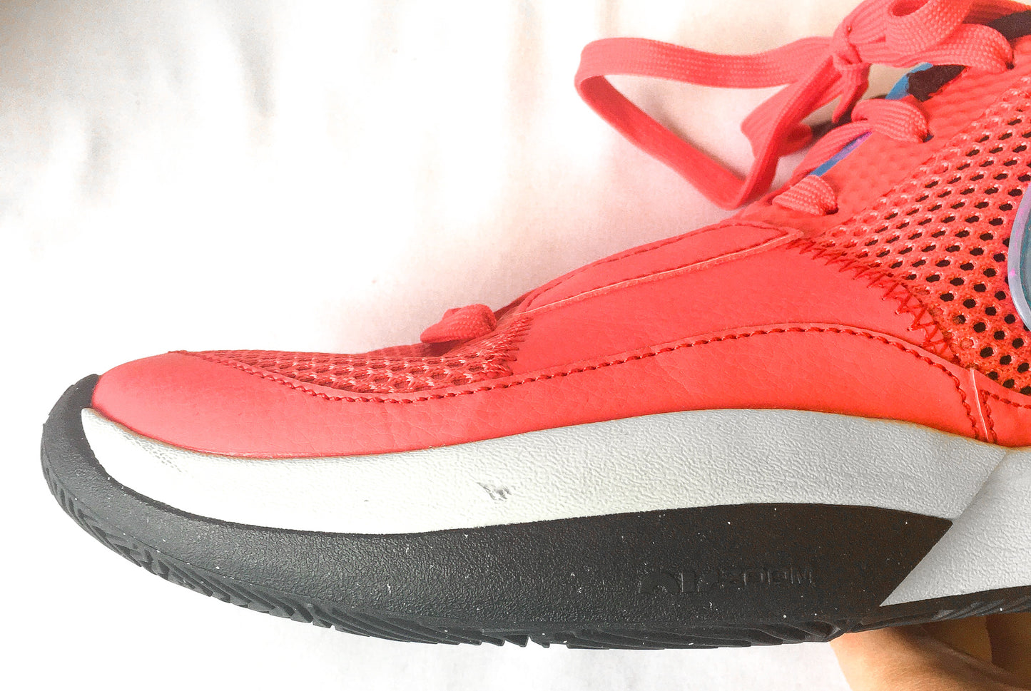 Nike Ja Morant Ja 1 'Ember Glow' Pink/Blue Sneakers, Sz. 8