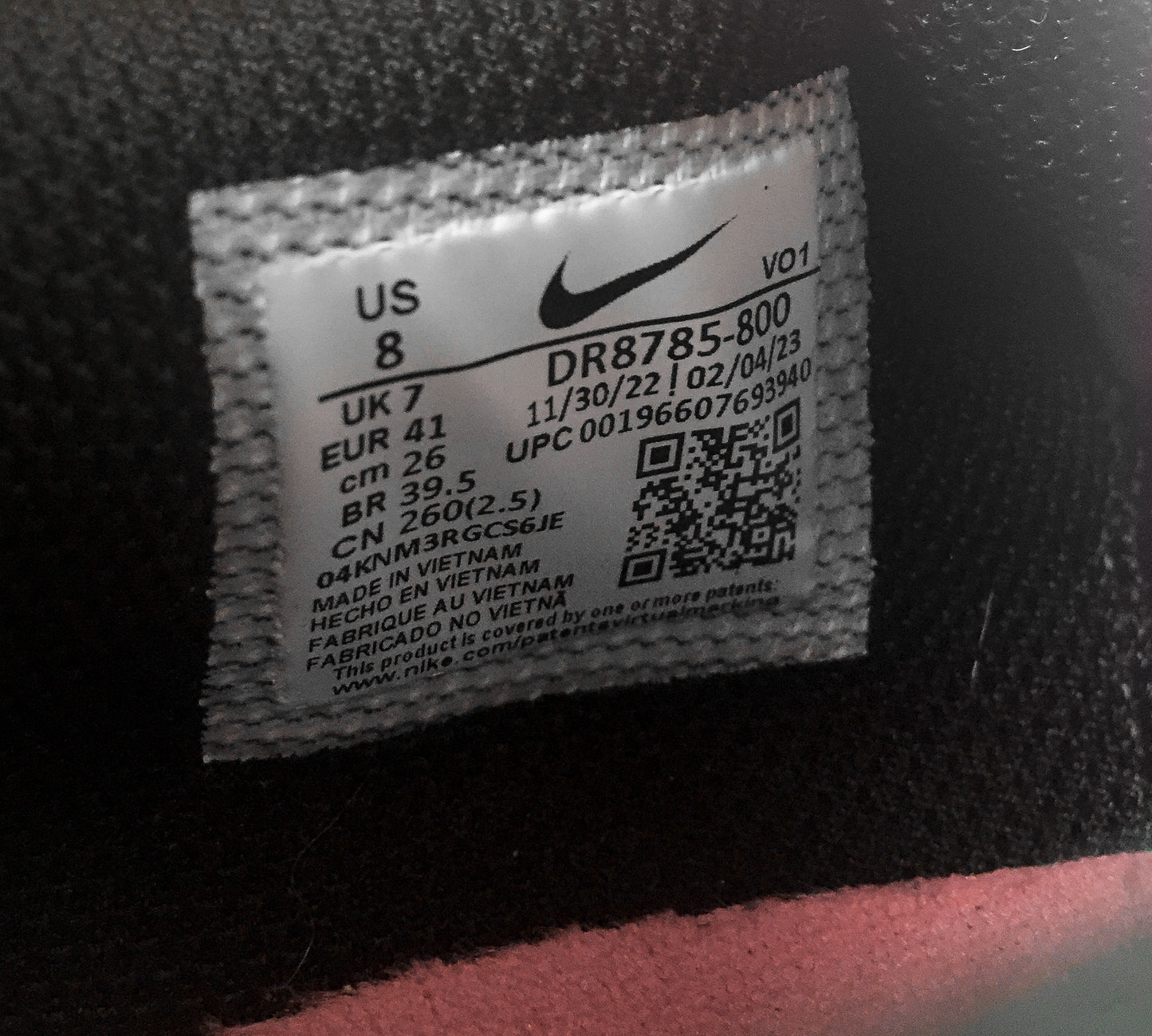 Nike Ja Morant Ja 1 'Ember Glow' Pink/Blue Sneakers, Sz. 8