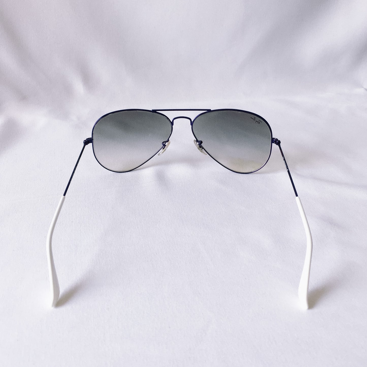 Purple Framed Large Metal Ray-Ban Aviator Sunglasses, Style RB3025