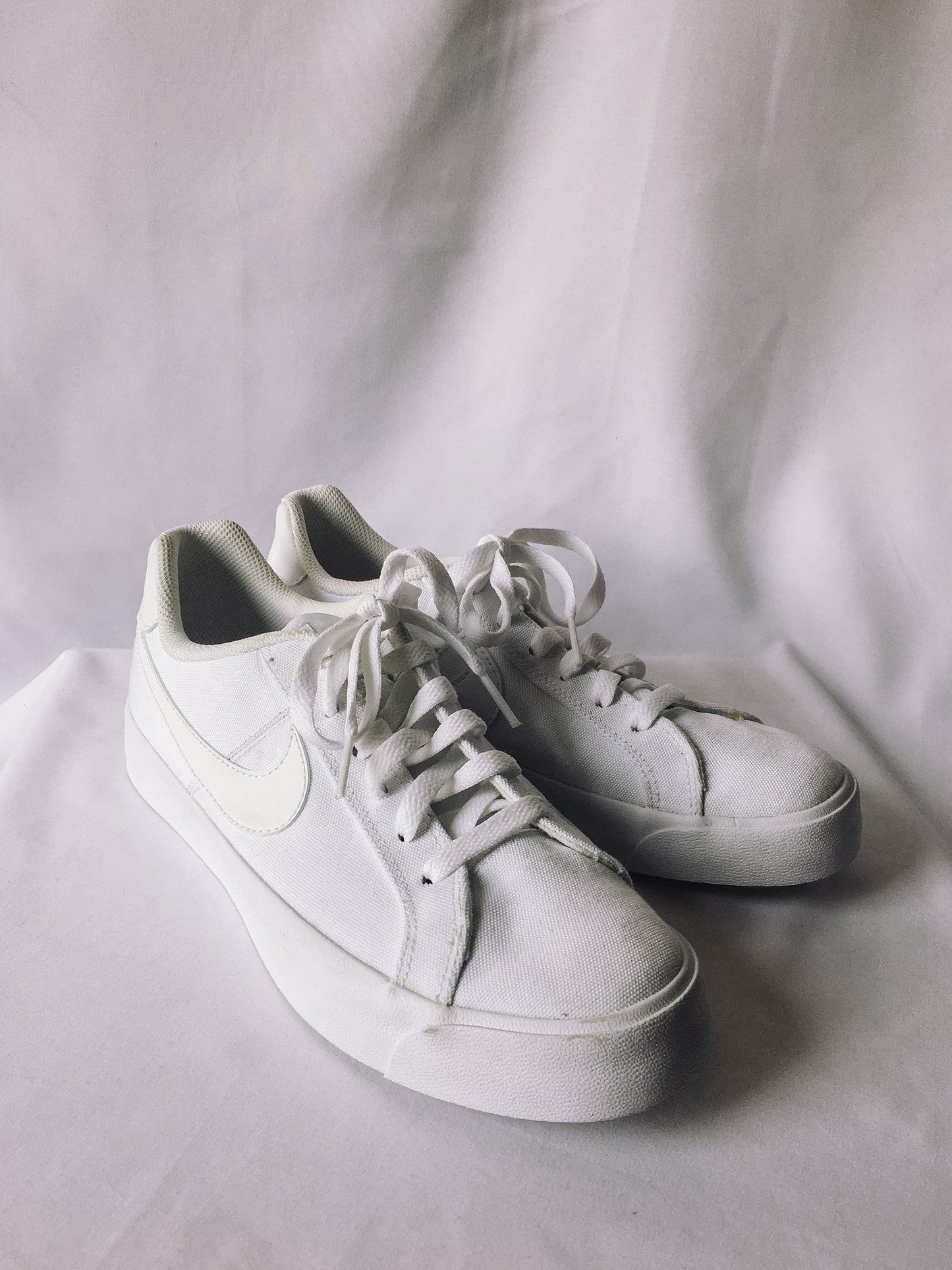 Nike White Court Royale AC Sneakers, Women's Sz. 9