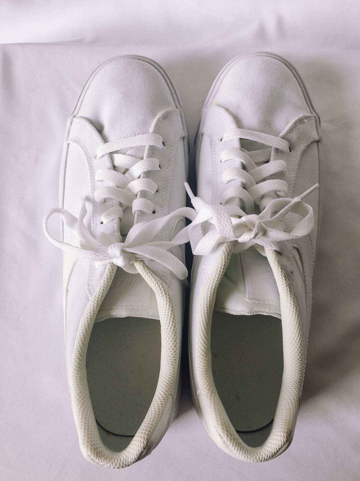 Nike White Court Royale AC Sneakers, Women's Sz. 9