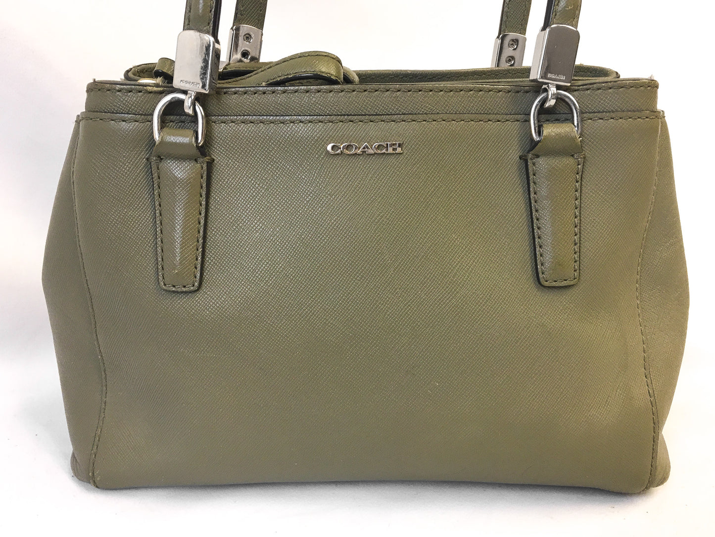 Coach Madison Mini Christie Carryall Olive Green Top Handle, Style 30402