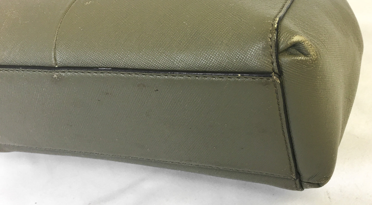 Coach Madison Mini Christie Carryall Olive Green Top Handle, Style 30402