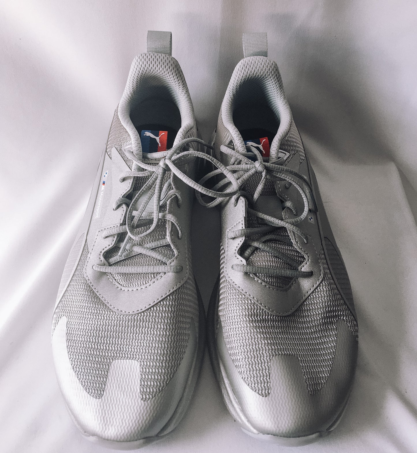Silver Puma BMW M LGND Renegade MC Motorsport Sneakers, Men's Sz. 9.5