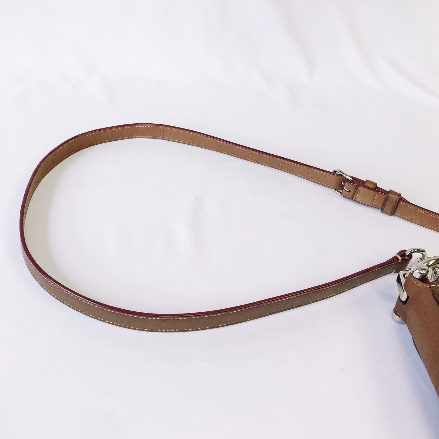 Coach Nomad Leather Hobo Bag in Brown, Style #54868 Leather Shoulder Bag, Crossbody Purse