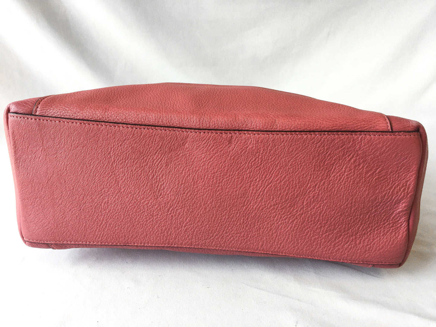 Coach Ava Pink Chain Leather Tote Shoulder Bag F22211