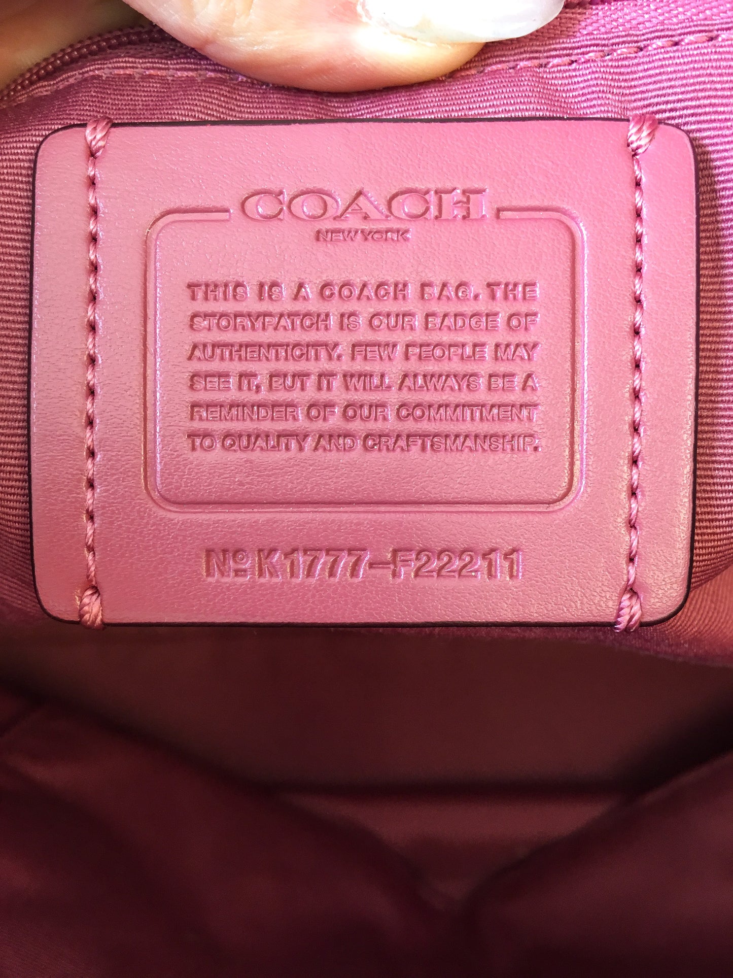 Coach Ava Pink Chain Leather Tote Shoulder Bag F22211
