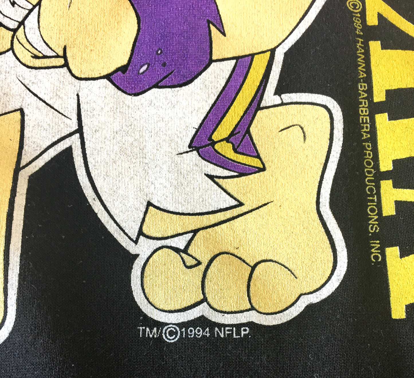 1994 Minnesota Vikings Flinstones Graphic Crewneck, Men's Sz XL