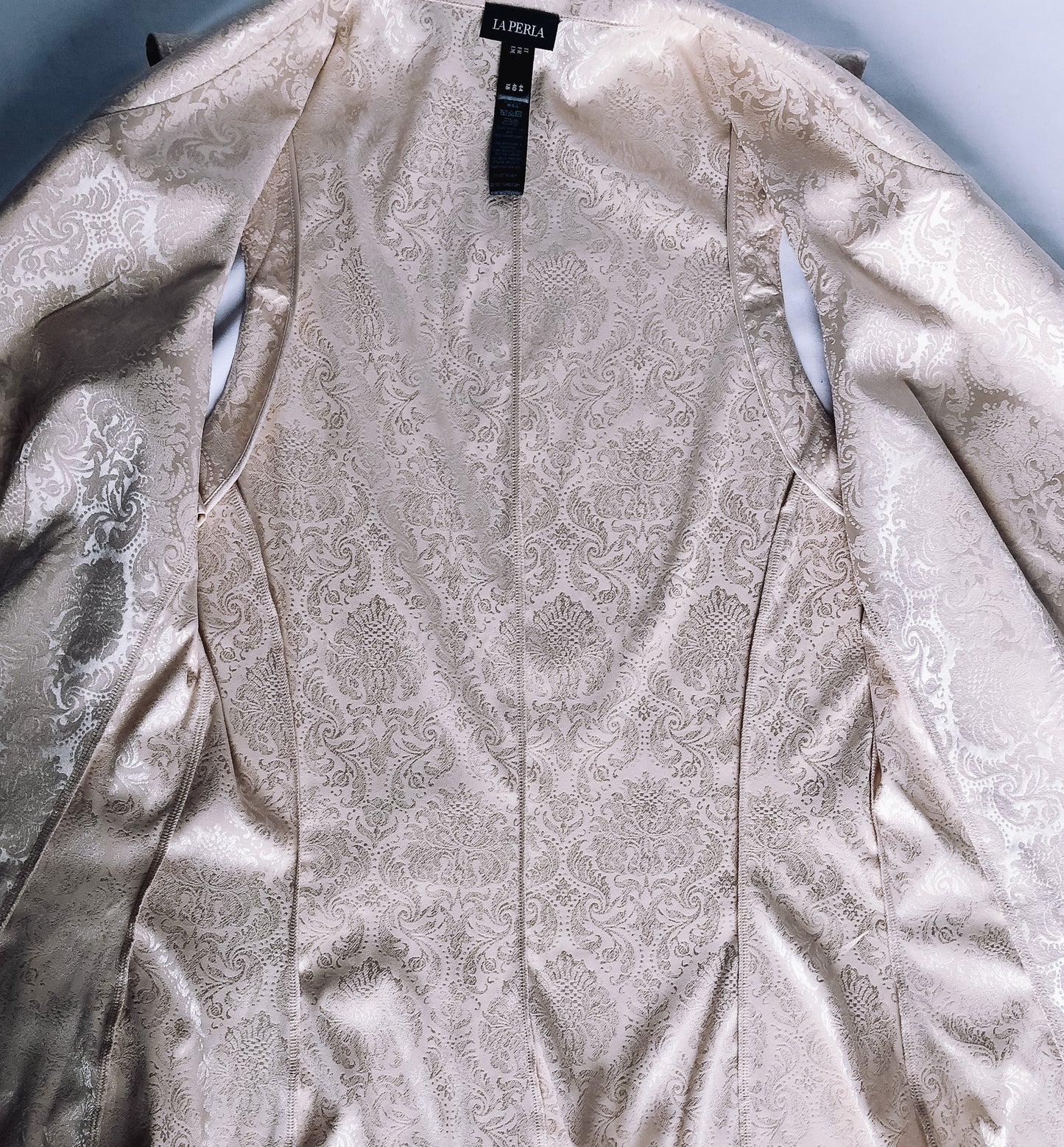 La Perla Brocade Collection light Pink/Rose Gold Vest, Sz. 8