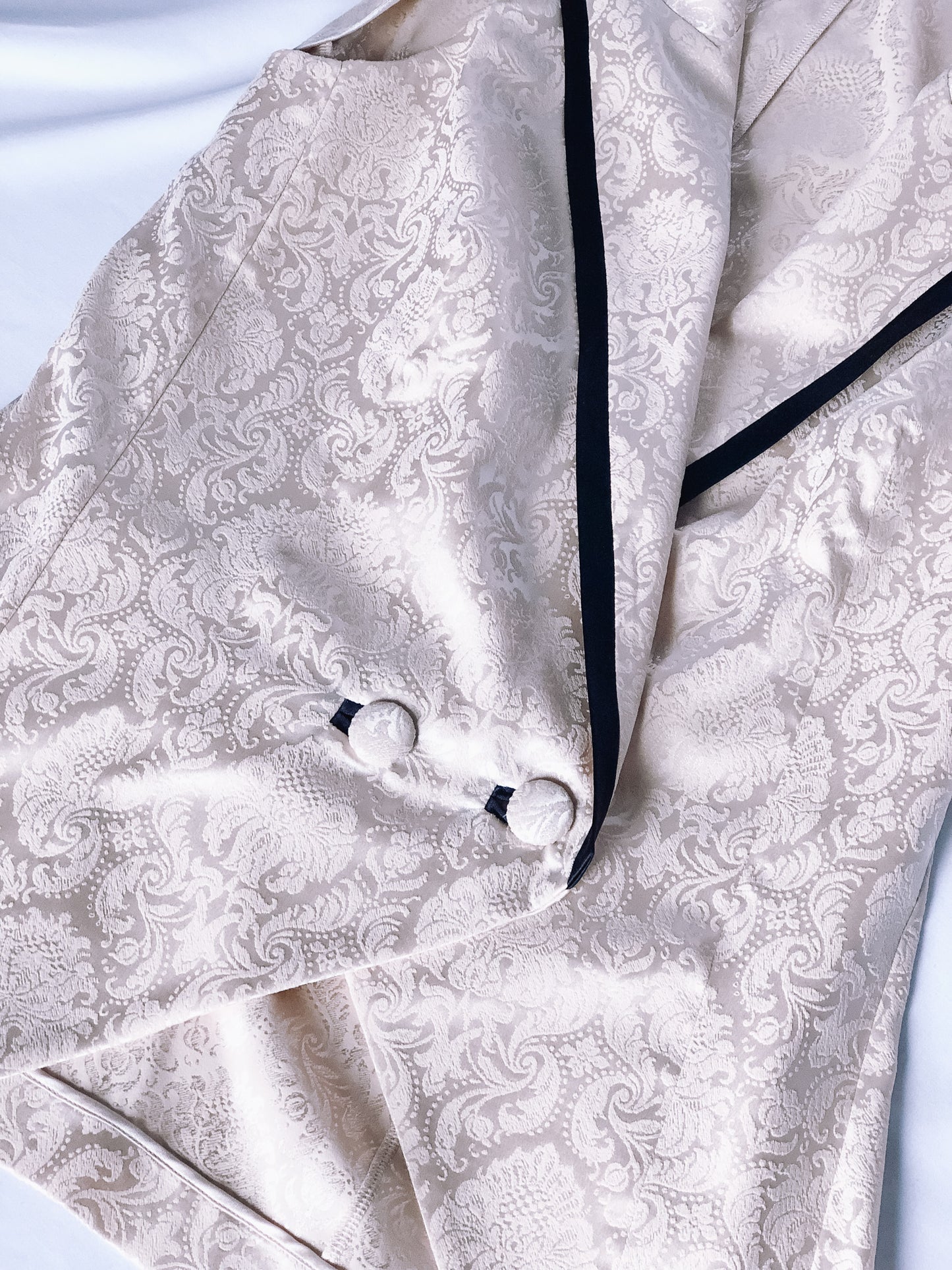La Perla Brocade Collection light Pink/Rose Gold Vest, Sz. 8