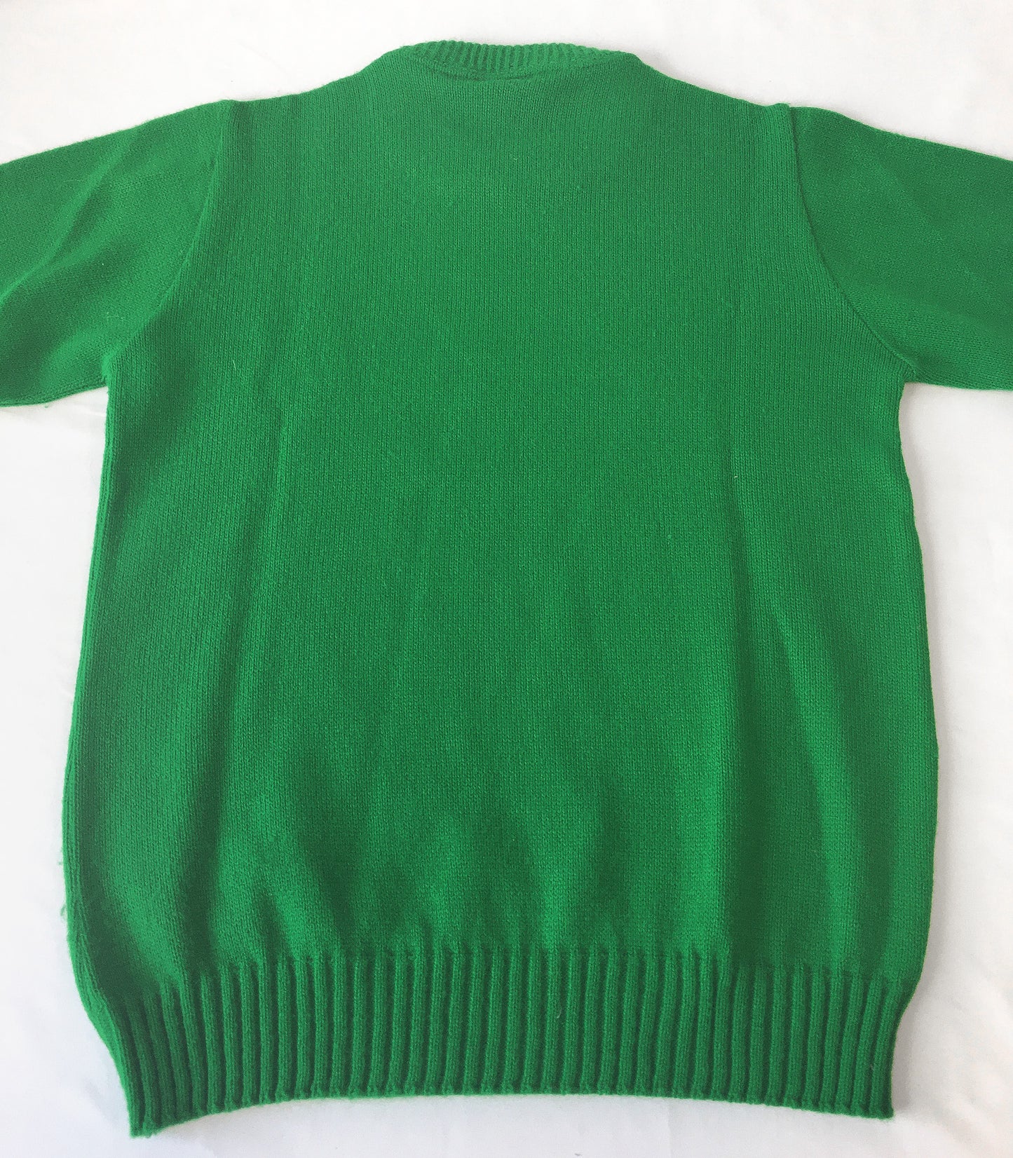Vintage UND Fighting Sioux Green/White Logo Sweater, Women's Sz. XS/S