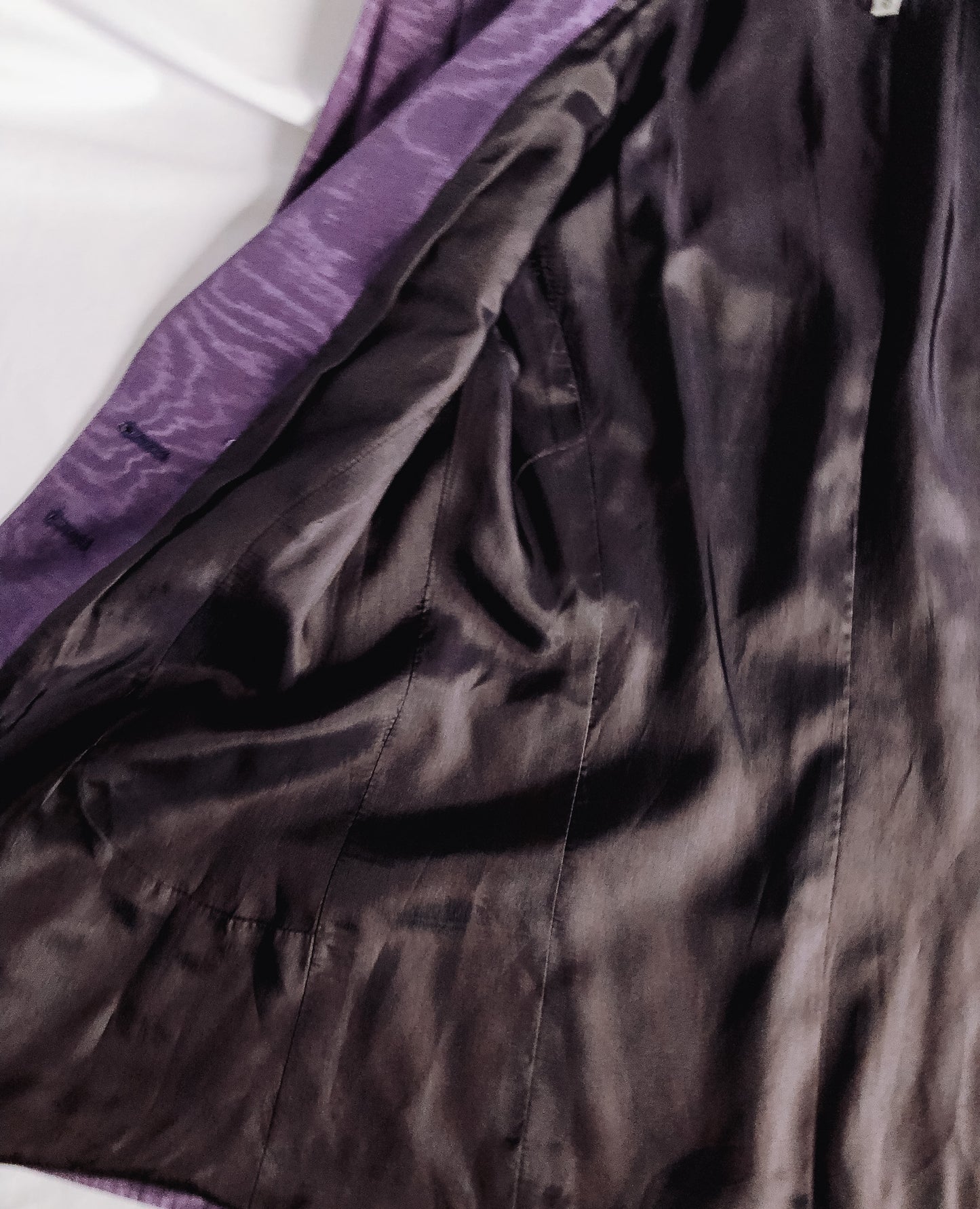 Vintage Valentino Miss V Purple Iridescent Blazer, Sz. 8