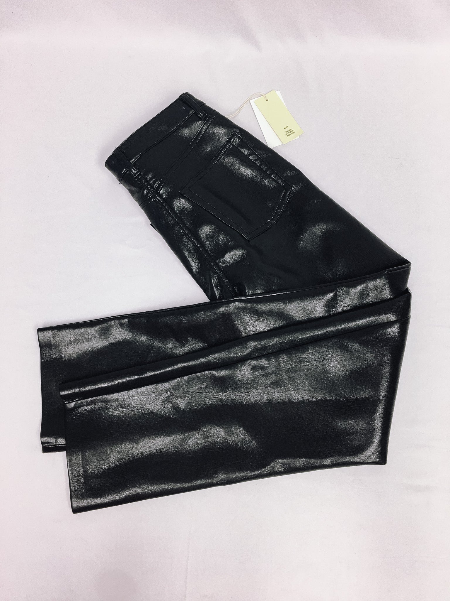 NWT Wilfred by Aritzia Melina Faux Black Leather Pants, Sz. 2 – Shop Dakota  Ranch