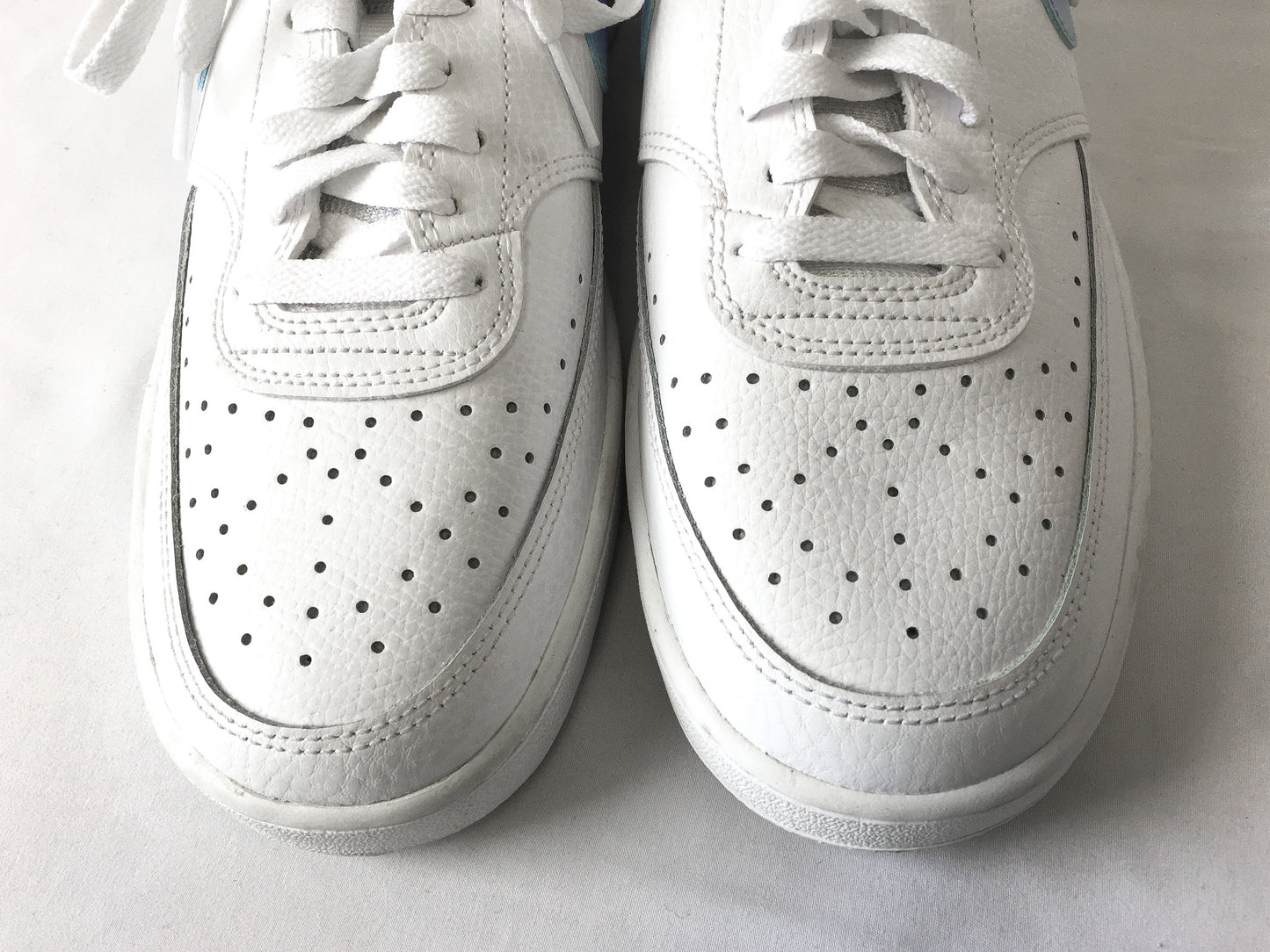 Nike Court Vision White/Royal Tint Sneakers, Women's Sz. 11