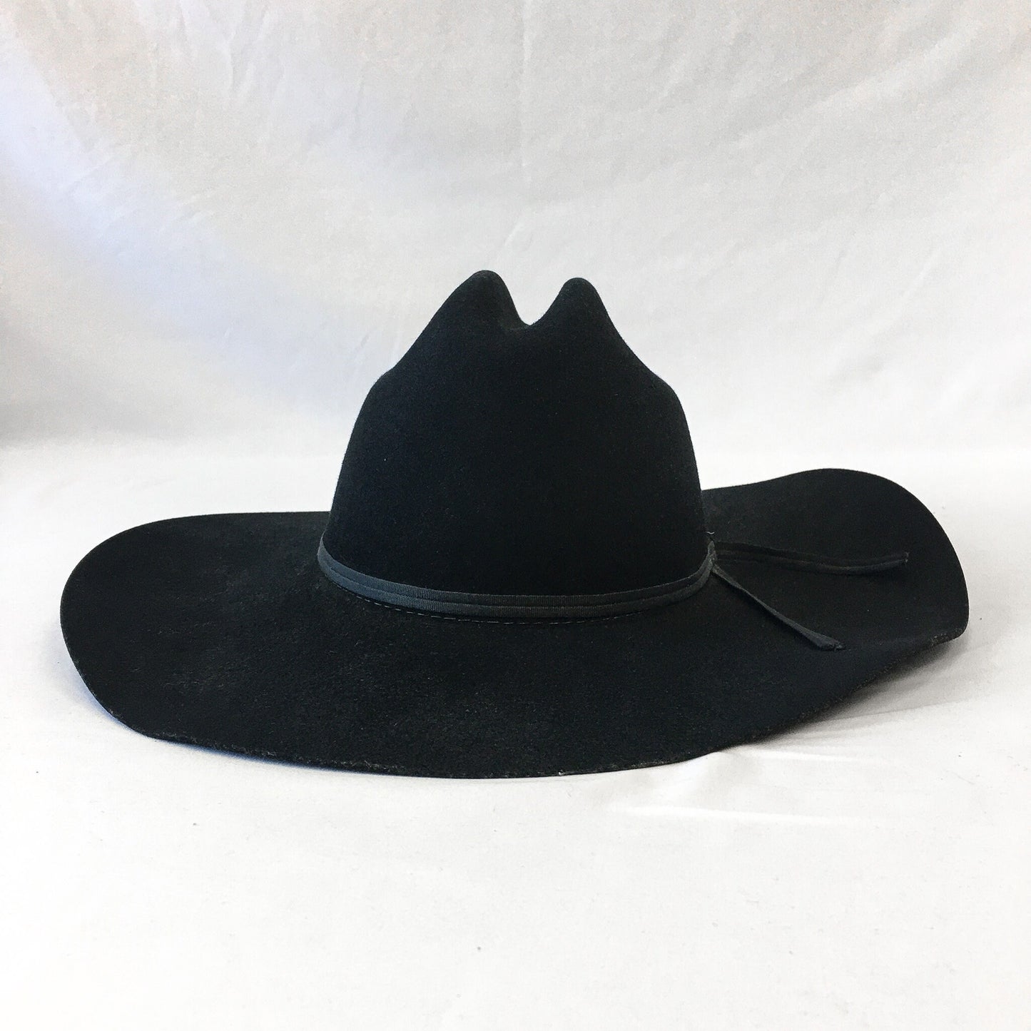 Vintage Bailey's Black 2X Fur Blend Cowboy Hat, Sz. 6 7/8, Vintage Western Hat