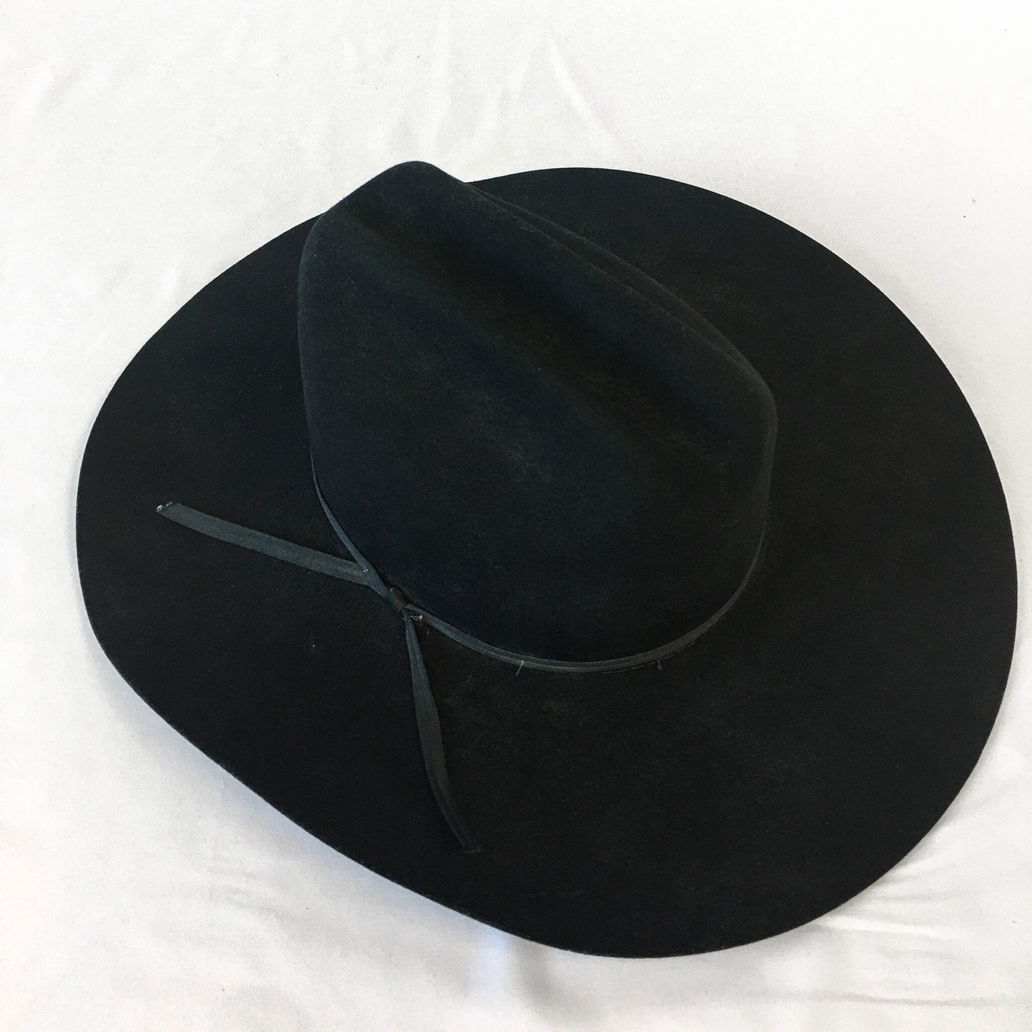 Vintage Bailey's Black 2X Fur Blend Cowboy Hat, Sz. 6 7/8, Vintage Western Hat