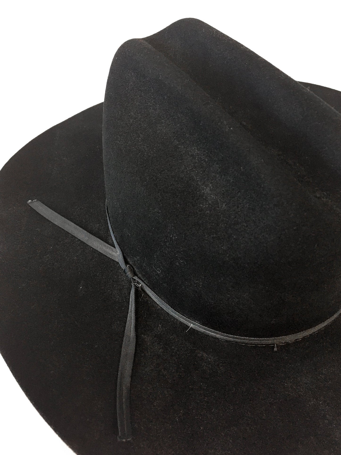 Vintage Bailey's Black 2X Fur Blend Cowboy Hat, Sz. 6 7/8, Vintage Western Hat