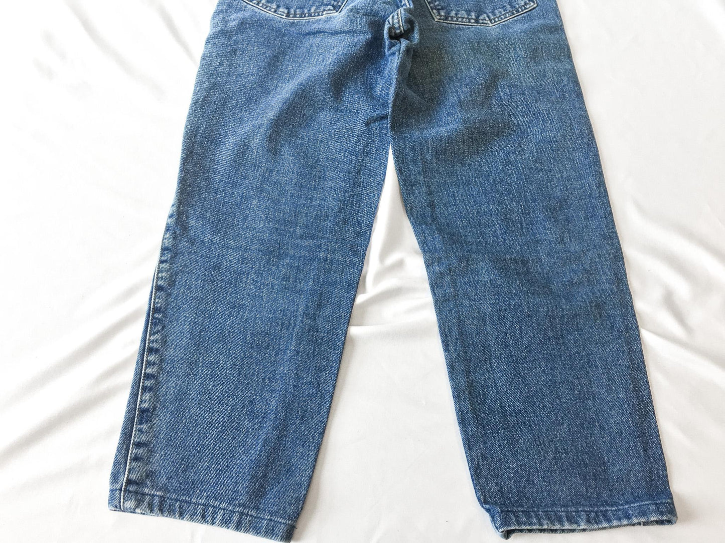 Vintage 90s Marithe Francois Girbaud Medium Wash High Waist Straight Leg Jeans, 23" Waist