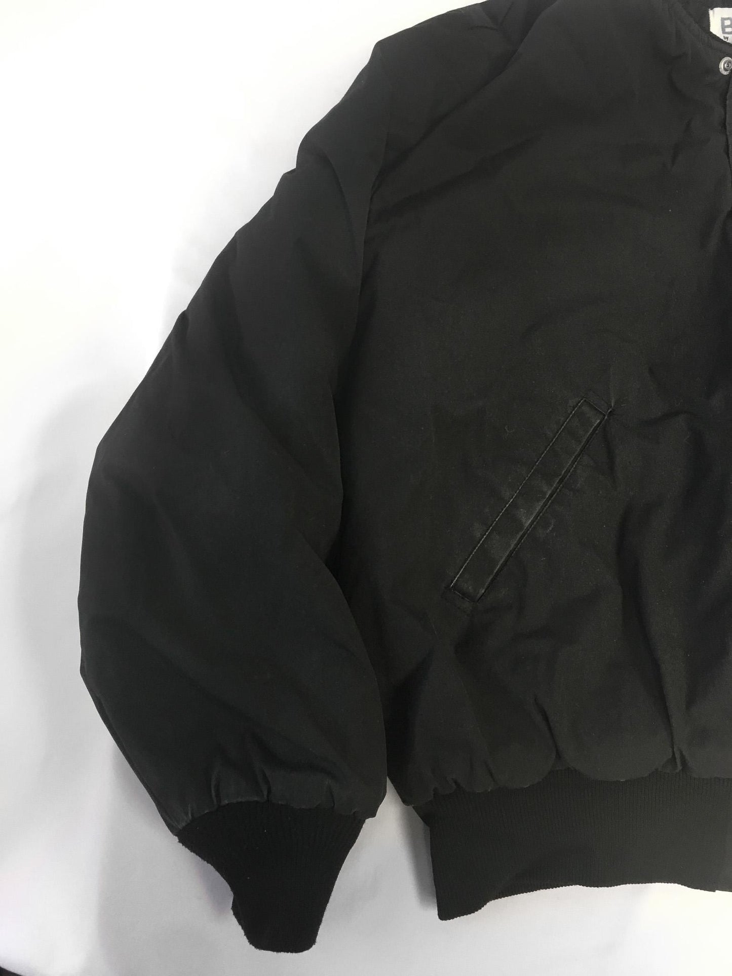 Vintage 90s Cocoa Cola Black Embroidered Bomber Jacket, Men's Sz. L, Vintage Cocoa Cola Apparel