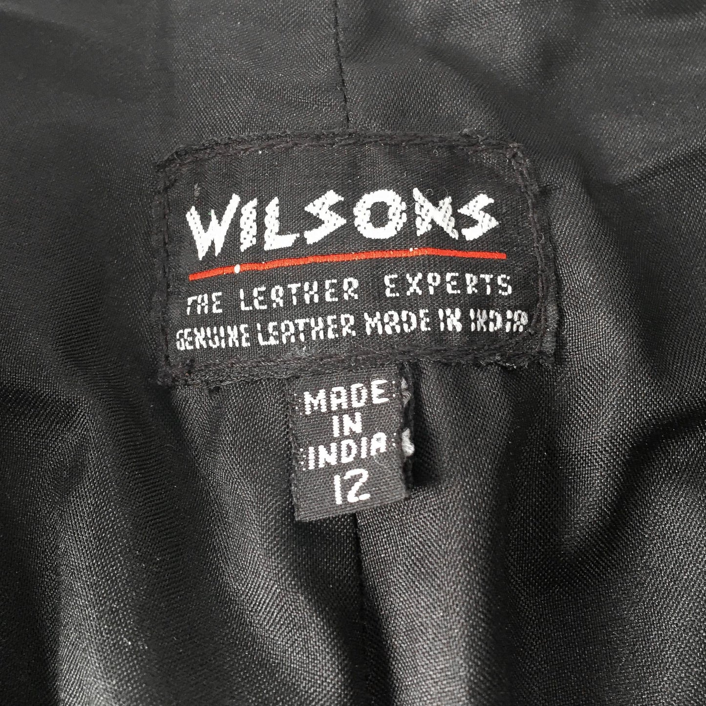 Vintage Wilson's Leather Black Leather Straight Leg Pants, Women's Sz. 27" x 28", Casual Leather Biker Motorcycle Pants