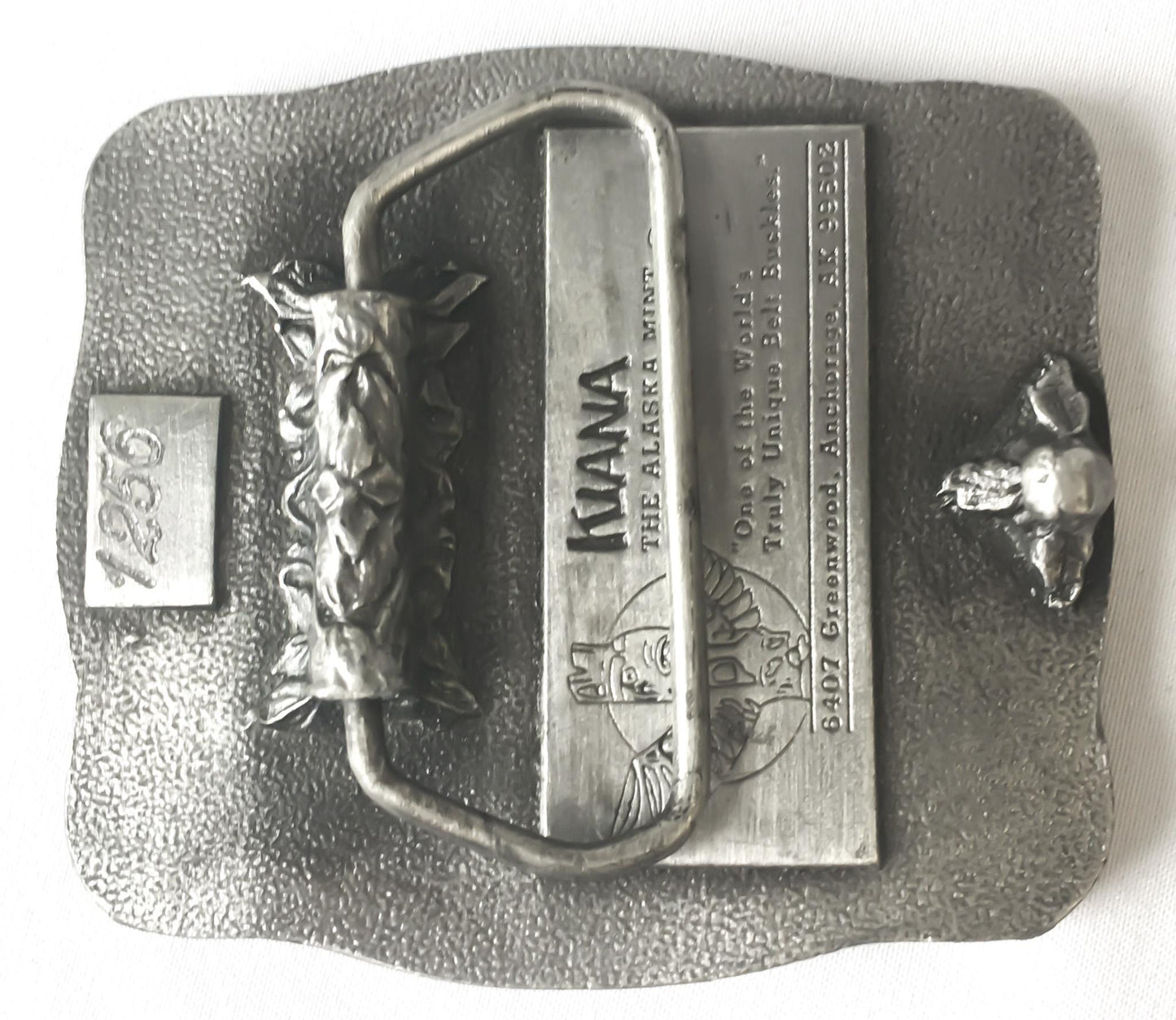 1988 Anchorage Alaska "The Last Frontier Fur Rendezvous Belt Buckle, Vintage Western Belt Buckle