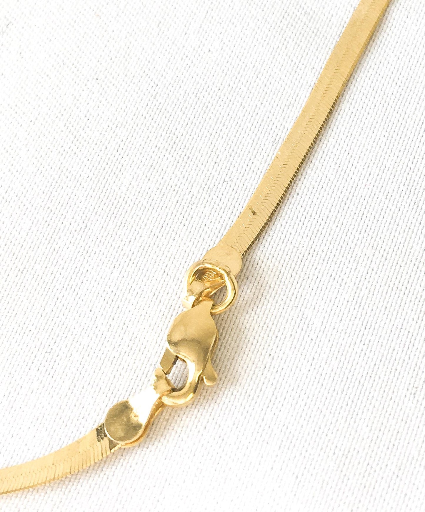 14K Yellow Gold Snake Chain, 17", 2mm, Simple Everyday Layering Chain Necklace
