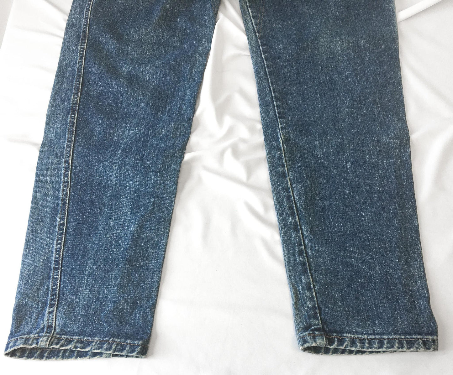 90s Marithe Francois Girbaud Medium Wash High Waist Tapered Leg Jeans, 28" x 30", Vintage 90s Denim