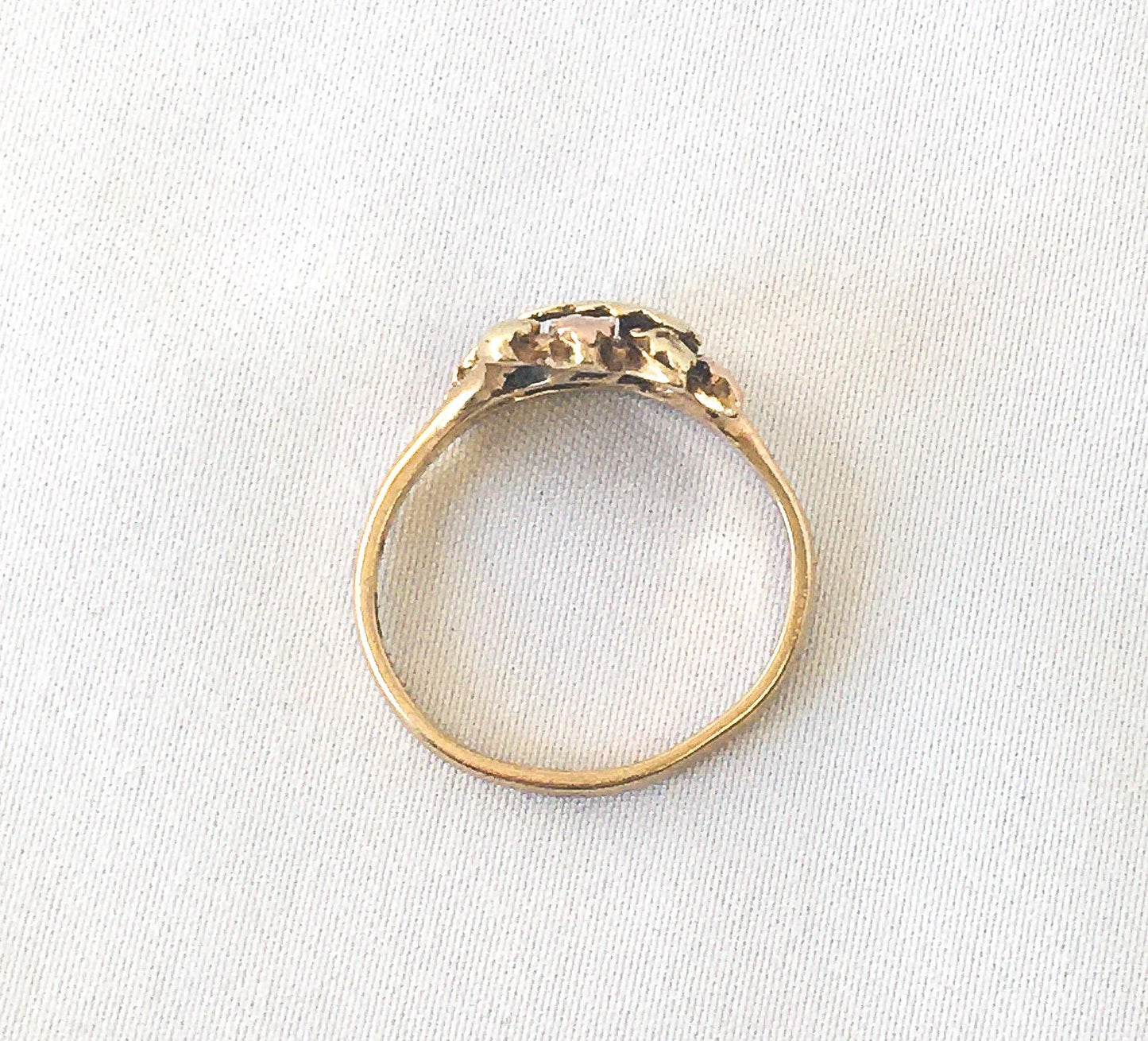 Vintage Landstrom's 10K Black Hills Gold Tricolor Multi Leaf Ring, Sz. 6.5, Vintage Black Hills Jewelry