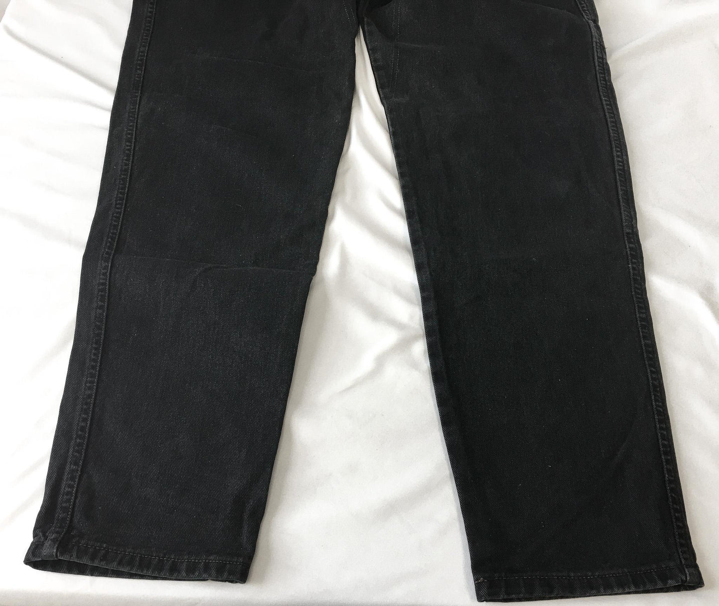 90s Marithe Francois Girbaud Black Stonewashed Straight Leg/Baggy High Rise Jeans, 28" x 30"