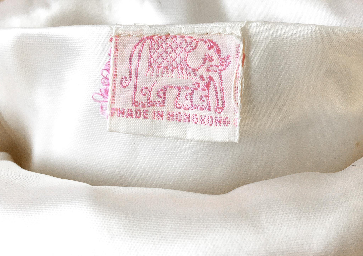 Vintage 60s White Iridescent Beaded Top Handle Clutch Evening Bag, Vintage Art Deco Cocktail Handbag