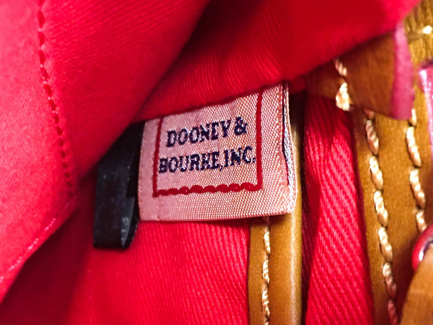 Y2K Dooney and Bourke Black 1975 Monogram Logo Shoulder Crossbody Bag