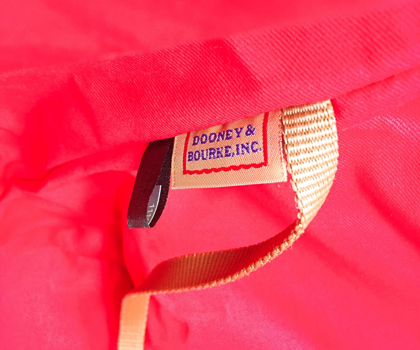 Vintage Dooney and Bourke Large Florentine Ashton Pink Leather Shoulder Tote Bag