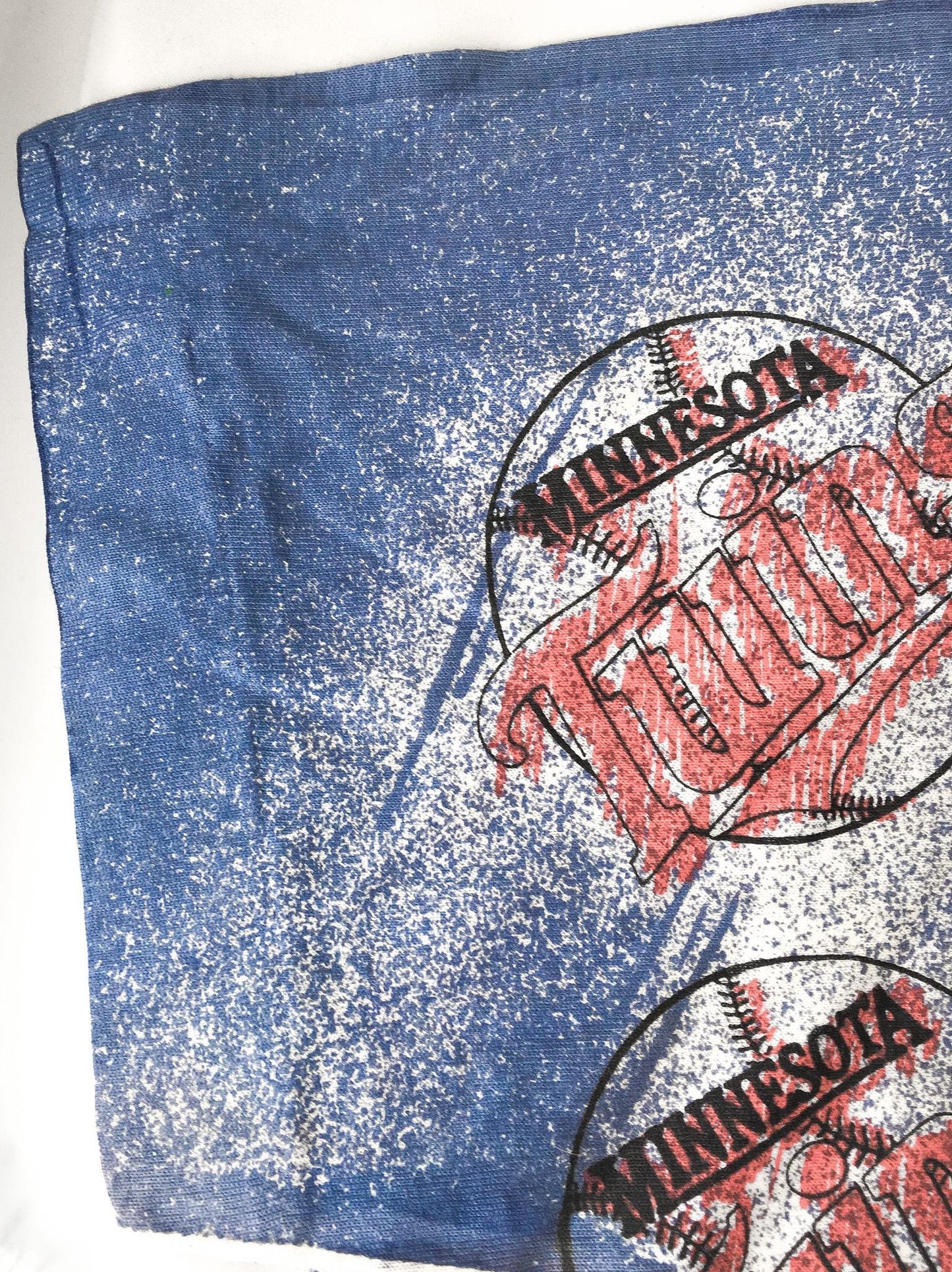 1991 Minnesota Twins World Series Champions All-Over Print Graphic T-Shirt, Mens Sz. XL Vintage MLB Minnesota Twins Streetwear Style Apparel