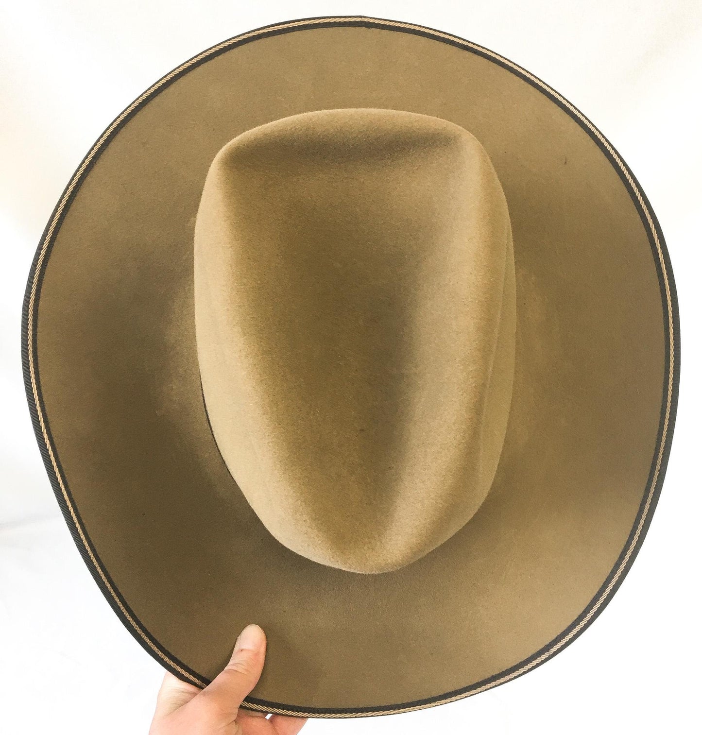 Vintage Resistol 2X Brown Tall Cowboy Hat, Sz. 6 5/8, Vintage Western Hat