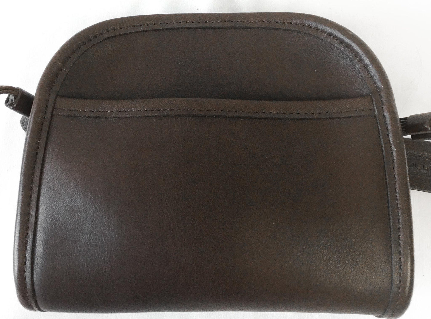 90s Coach Mini Abbie Brown Leather Crossbody Bag, Style #9017, Vintage 90s Coach Handbag