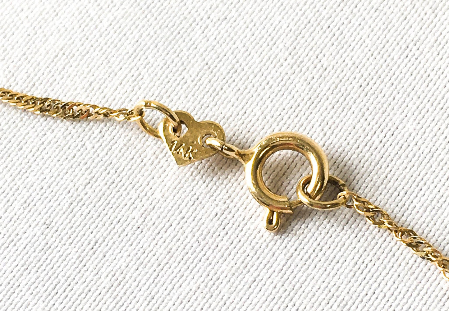 14K OroAmerica Yellow Gold Chain Anklet/Bracelet with Round Spacers, 9", Simple Dainty Everyday Stackable Anklet Bracelet