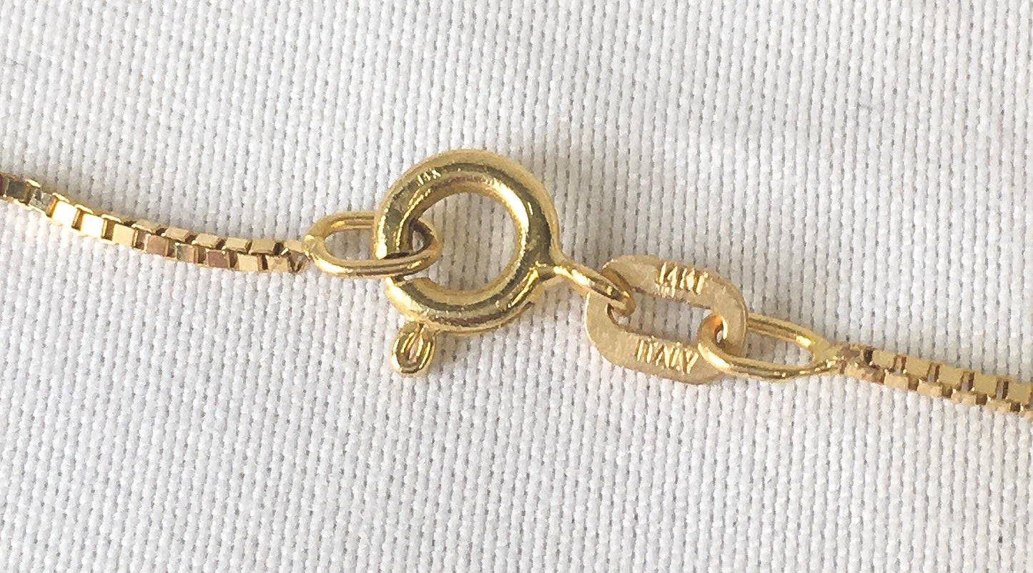 18K Yellow Gold Serpentine 7 Inch Chain Bracelet, 1mm Width, 1 Gram, Simple Everyday Dainty Minimalist Chain Bracelet