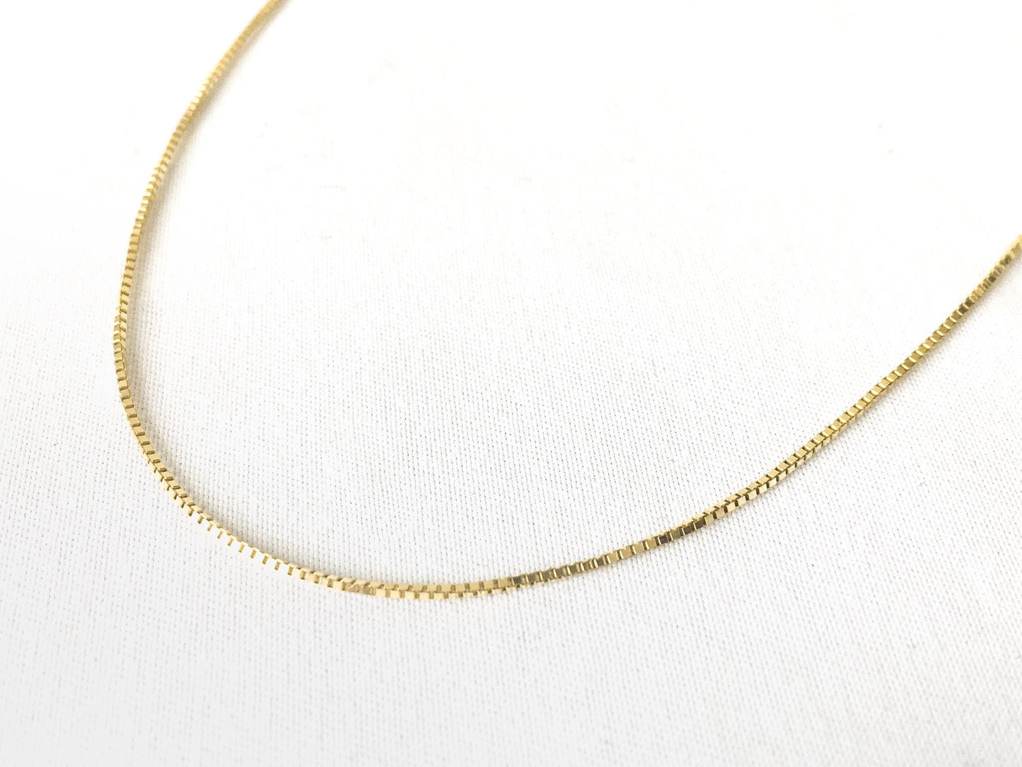18K Yellow Gold Serpentine 7 Inch Chain Bracelet, 1mm Width, 1 Gram, Simple Everyday Dainty Minimalist Chain Bracelet