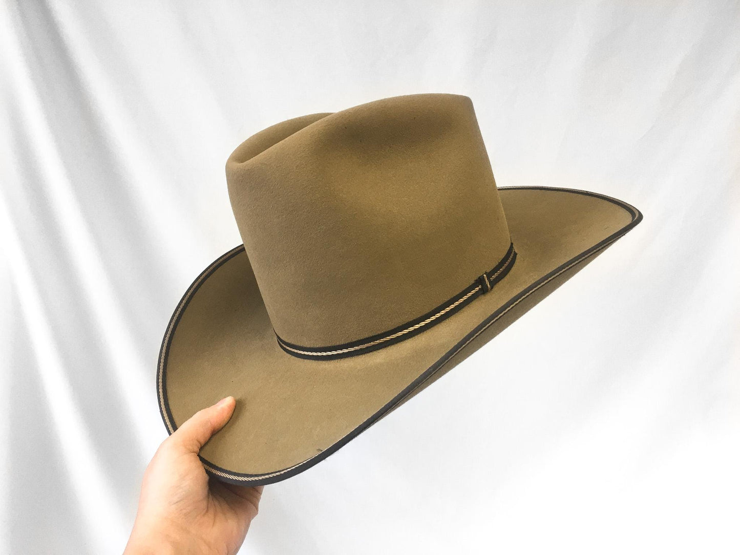 Vintage Resistol 2X Brown Tall Cowboy Hat, Sz. 6 5/8, Vintage Western Hat