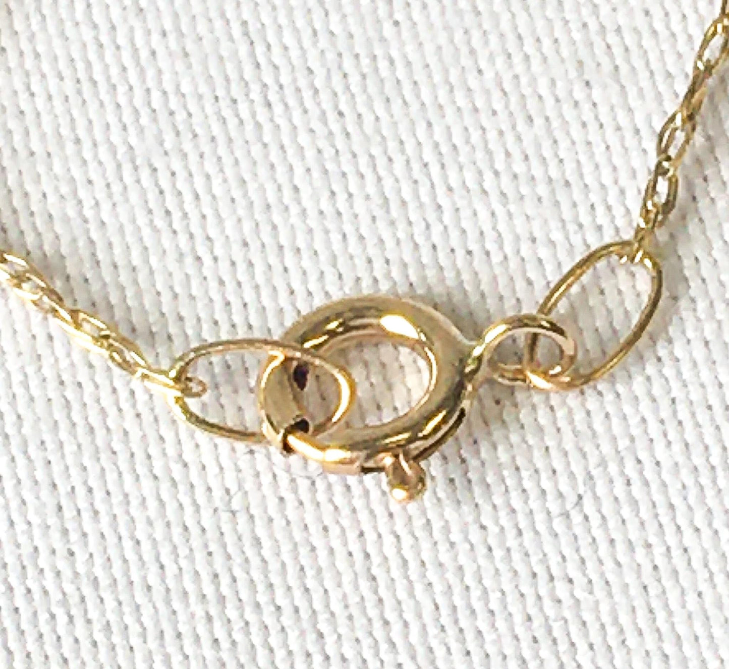 10K Yellow Gold Diamond Open Line Cross Necklace, 18", Dainty Simple Everyday Layering Cross Necklace