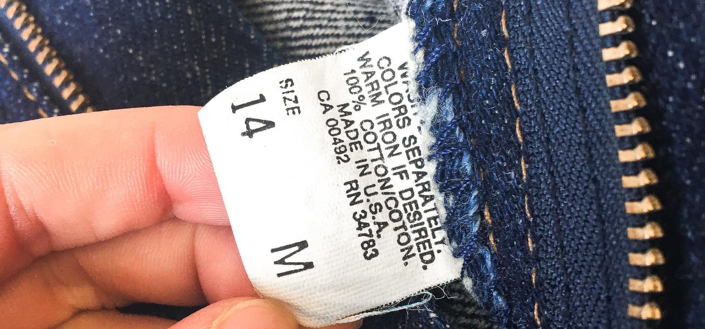 Vintage 90s Lee Dark Acid Wash High Rise Baggy Jeans, 30" x 31"