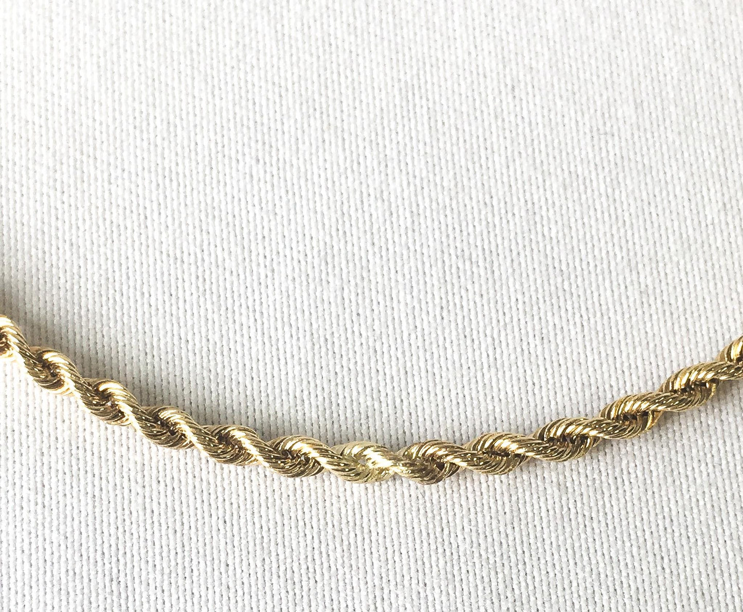 14K OroAmerica Yellow Gold Silk Rope Chain Necklace, Roughly 16.5", Roughly 2mm, Elegant Classy Everyday Simple Layering Chain Necklace