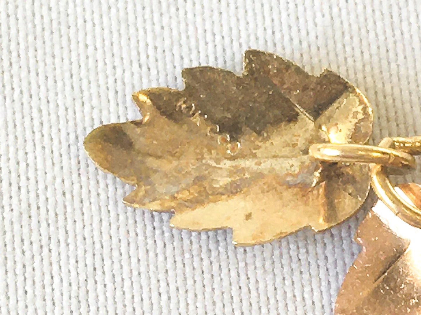 10K CCO Black Hills Gold Multi Leaf Dangle Earrings, Vintage Black Hills Gold Jewelry