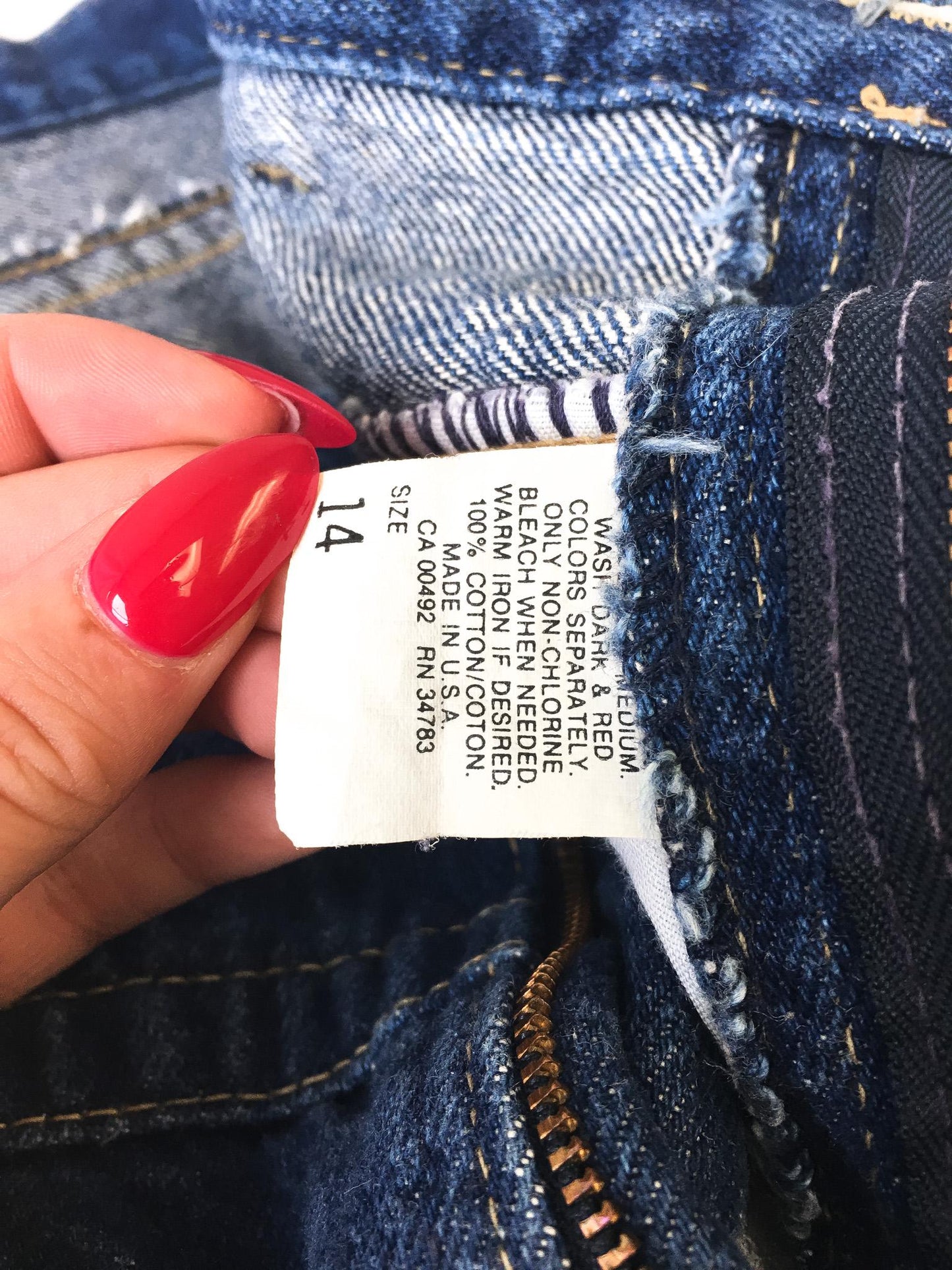 90s Lee Dark Wash Pleated Front Denim Skirt, 29" Waist