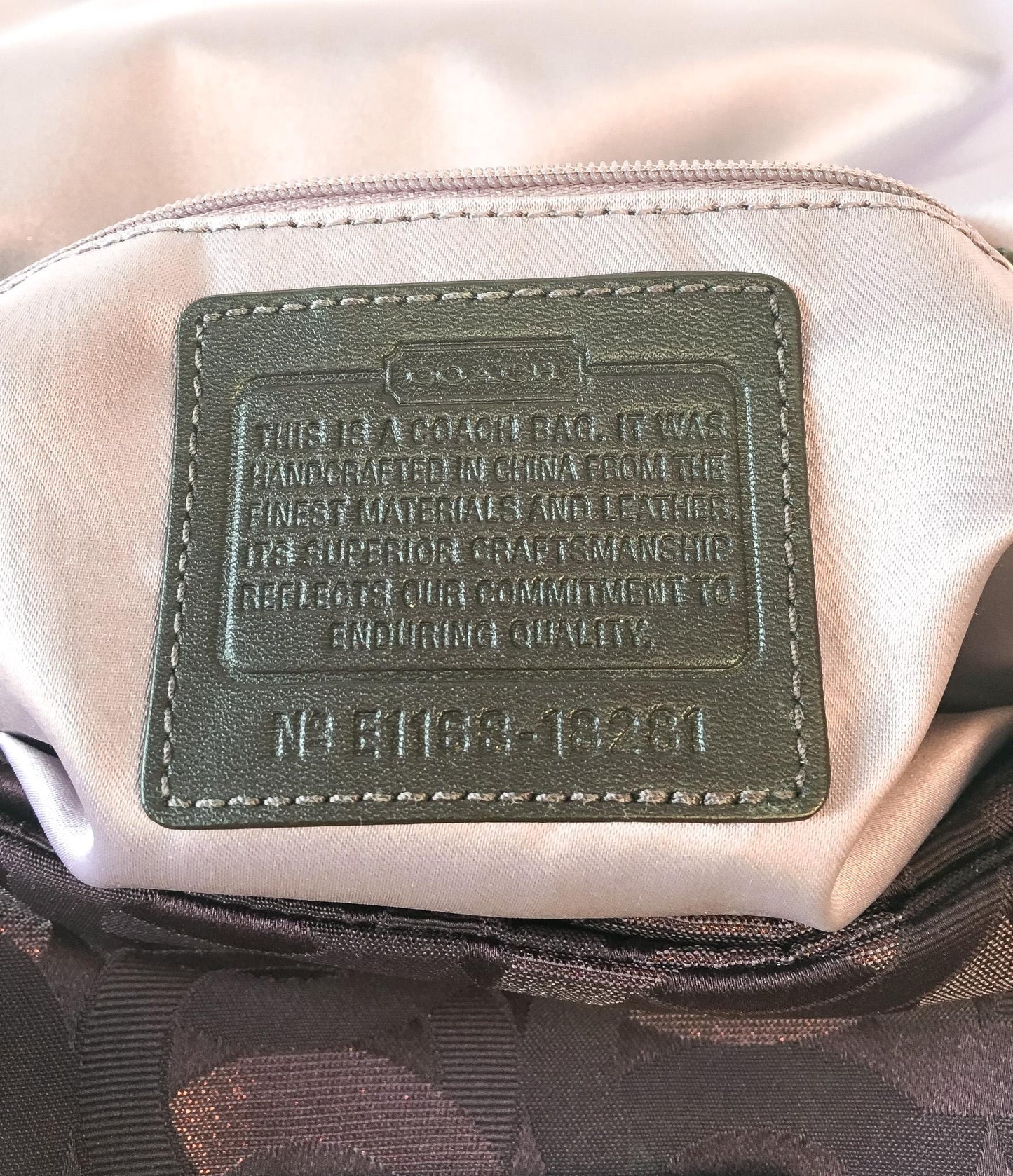 Y2K 00s Coach Signature C Kristin Op Art Lurex Burgundy/Wine Shoulder Bag, Style 18281, Y2K Vintage Coach Purse