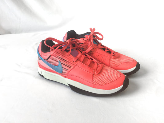 Nike Ja Morant Ja 1 'Ember Glow' Pink/Blue Sneakers, Sz. 8