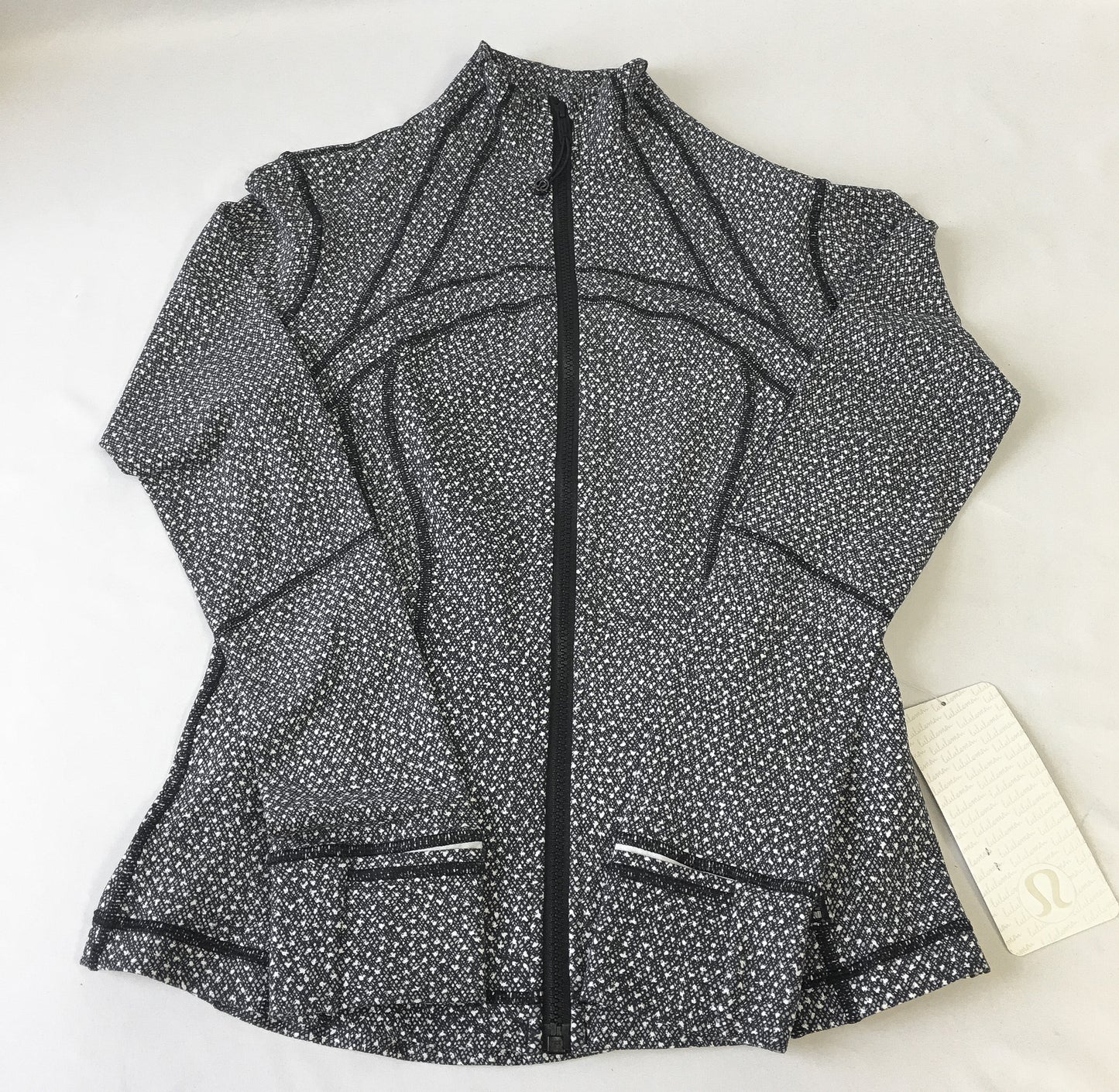 NWT Lululemon Define Jacket Women’s Gray Speckled Running Jacket Size 8