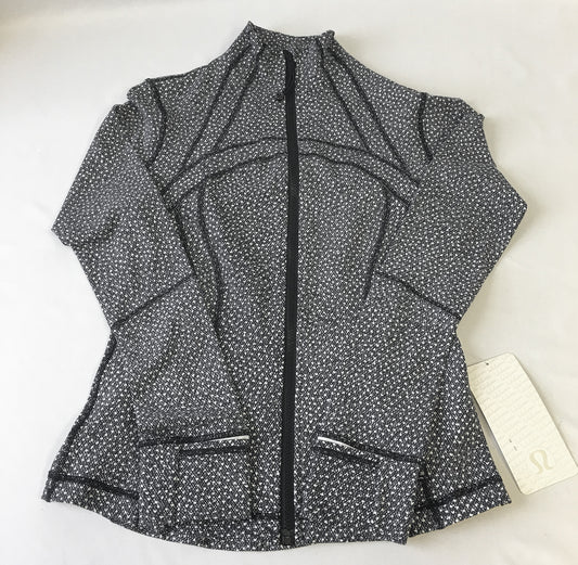 NWT Lululemon Define Jacket Women’s Gray Speckled Running Jacket Size 8